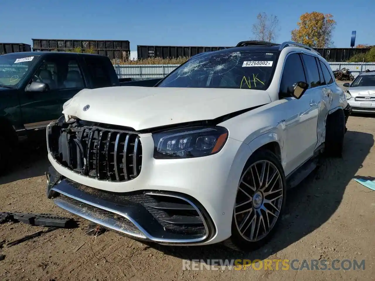 2 Photograph of a damaged car 4JGFF8KE5MA277481 MERCEDES-BENZ GLS-CLASS 2021