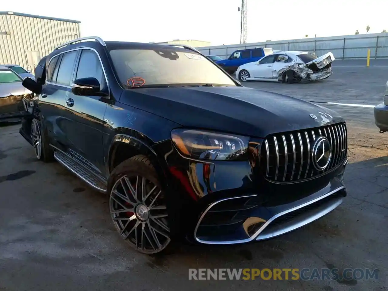 1 Photograph of a damaged car 4JGFF8KE8MA553698 MERCEDES-BENZ GLS-CLASS 2021