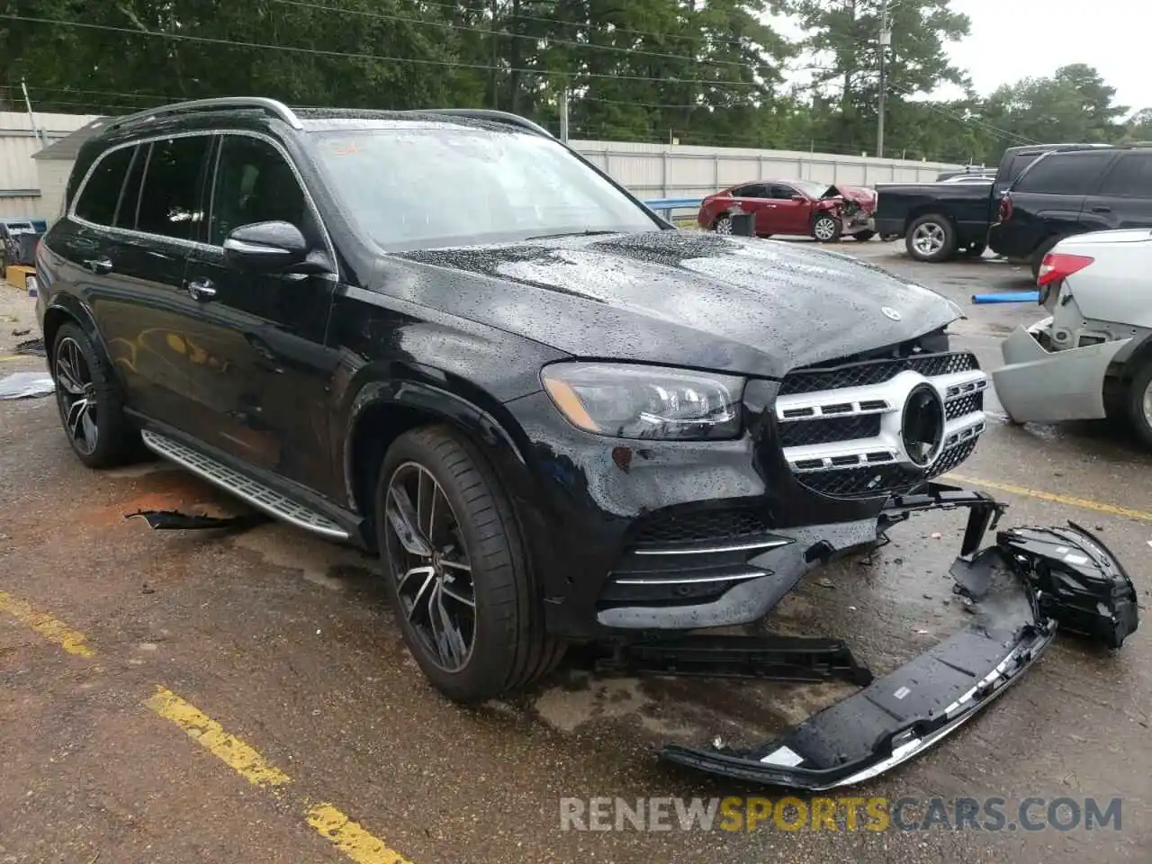 1 Photograph of a damaged car 4JGFF5KE1NA612364 MERCEDES-BENZ GLS-CLASS 2022