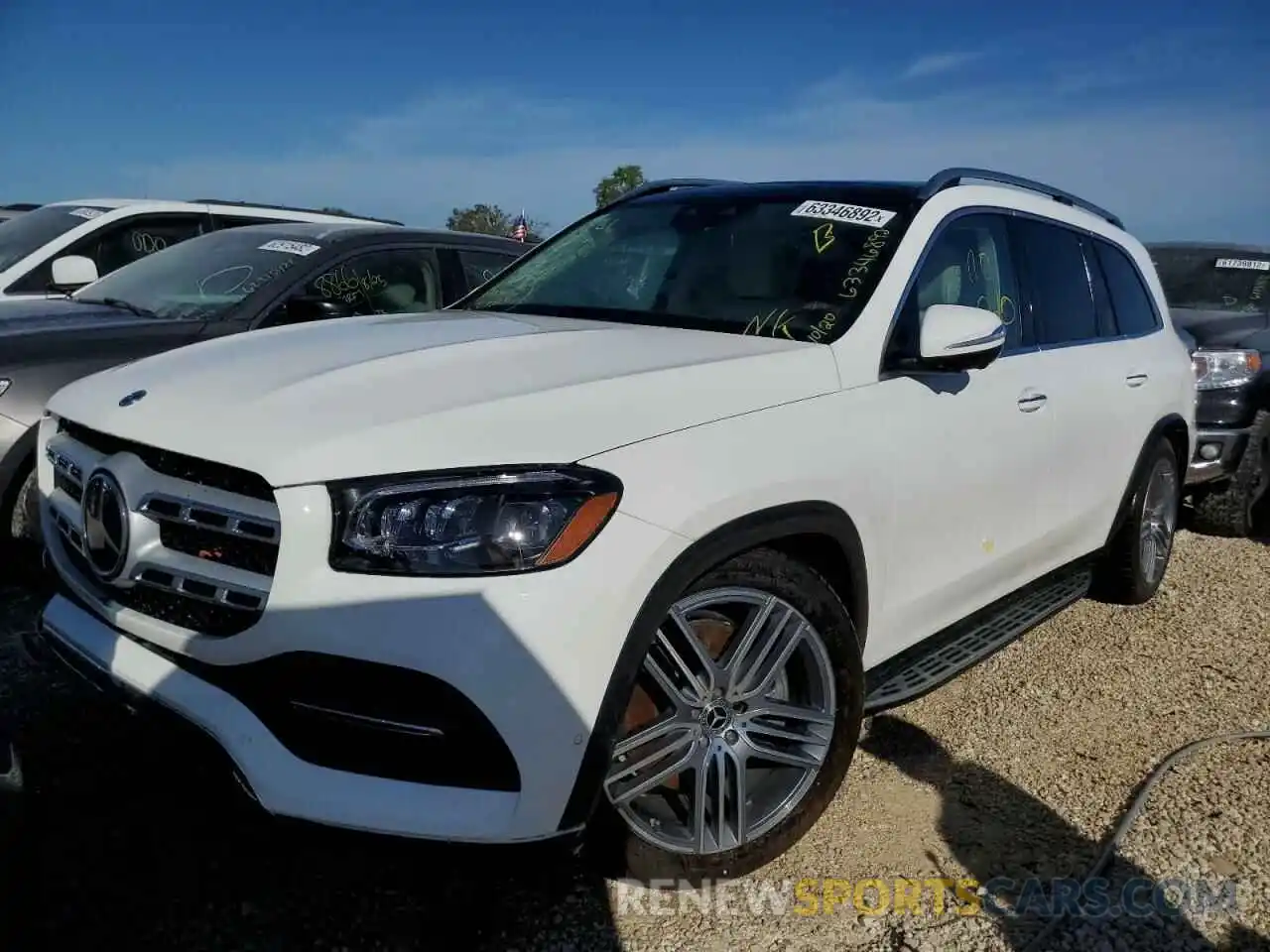 2 Photograph of a damaged car 4JGFF5KE2NA654655 MERCEDES-BENZ GLS-CLASS 2022