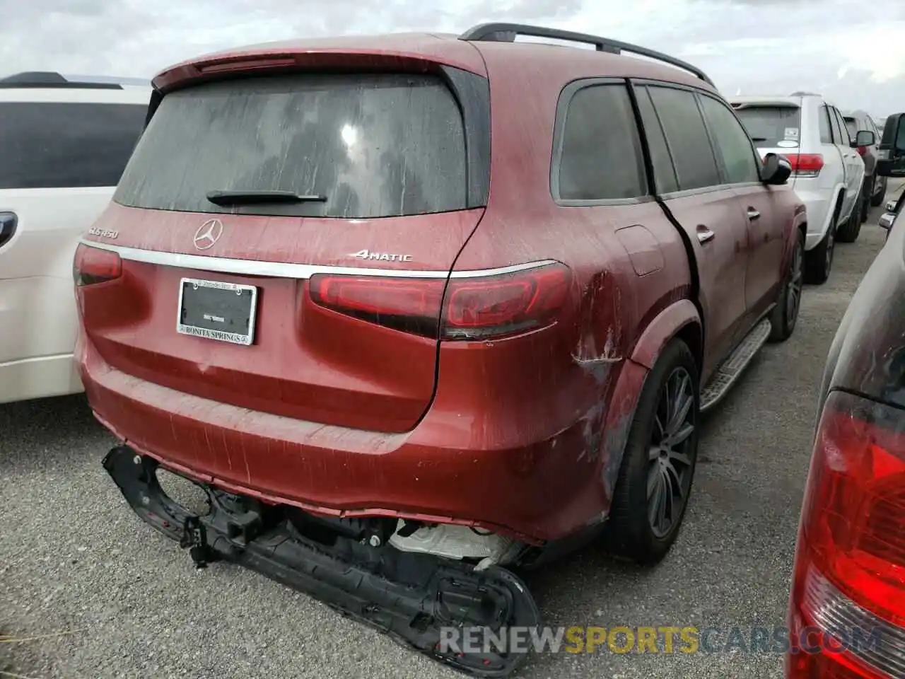 4 Photograph of a damaged car 4JGFF5KE4NA641146 MERCEDES-BENZ GLS-CLASS 2022