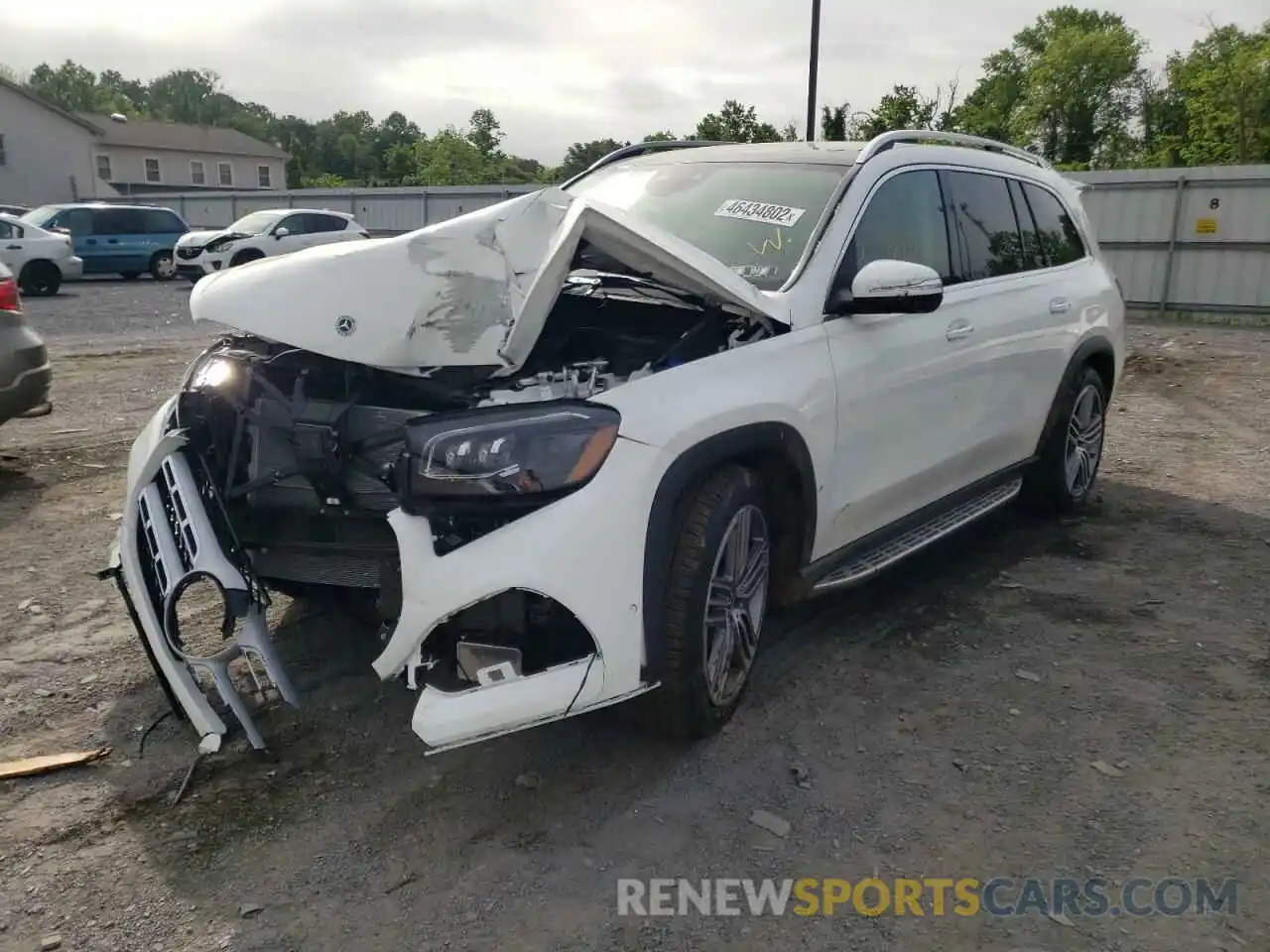 2 Photograph of a damaged car 4JGFF5KE5NA609788 MERCEDES-BENZ GLS-CLASS 2022