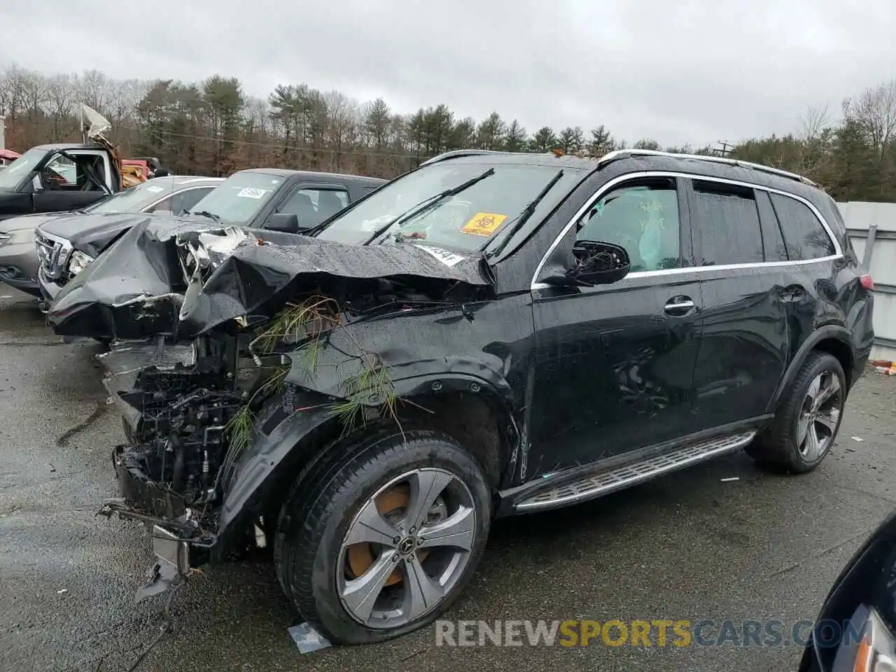 1 Photograph of a damaged car 4JGFF5KE6NA772398 MERCEDES-BENZ GLS-CLASS 2022