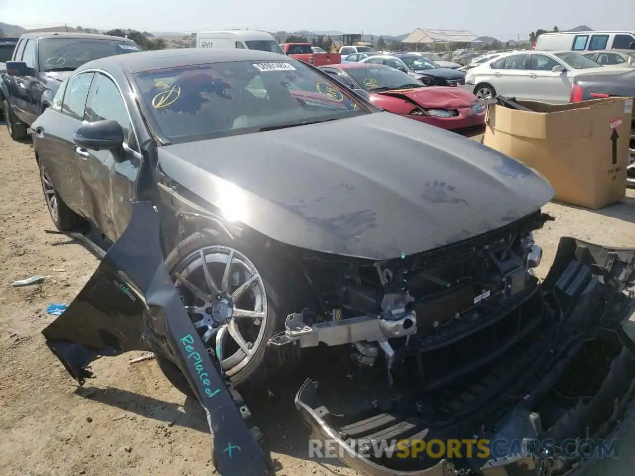 1 Photograph of a damaged car WDD7X6BB0KA005908 MERCEDES-BENZ GT-CLASS 2019