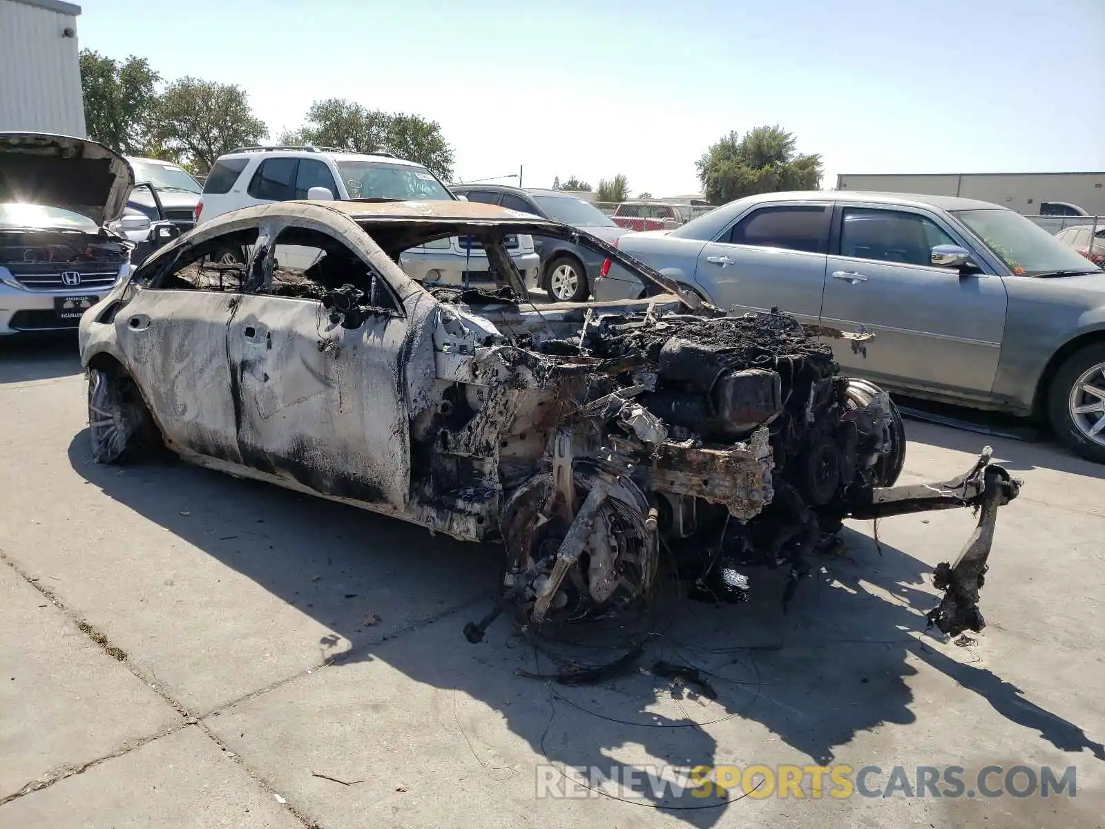 1 Photograph of a damaged car WDD7X6BB3KA008091 MERCEDES-BENZ GT-CLASS 2019