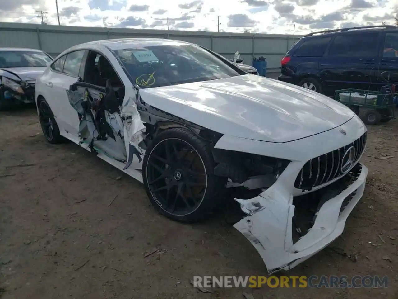 1 Photograph of a damaged car WDD7X6BB3KA008141 MERCEDES-BENZ GT-CLASS 2019