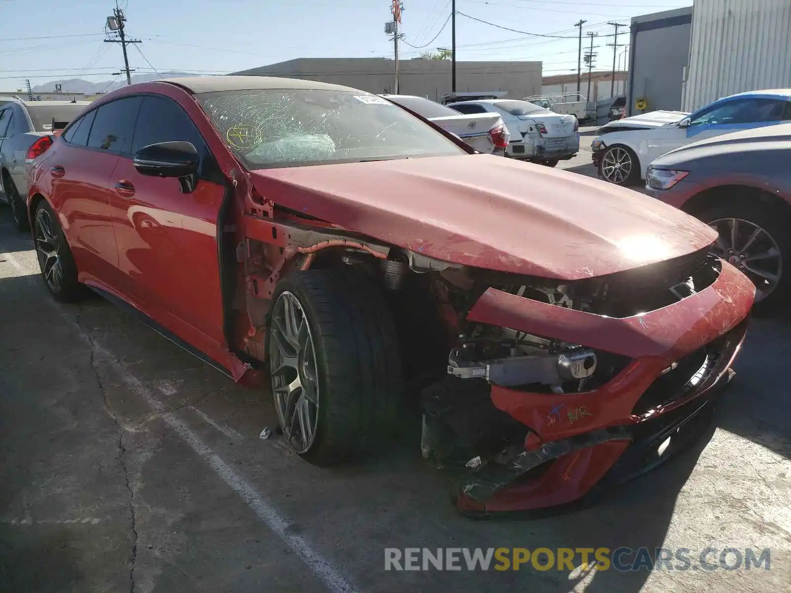 1 Photograph of a damaged car WDD7X8JB4KA001308 MERCEDES-BENZ GT-CLASS 2019