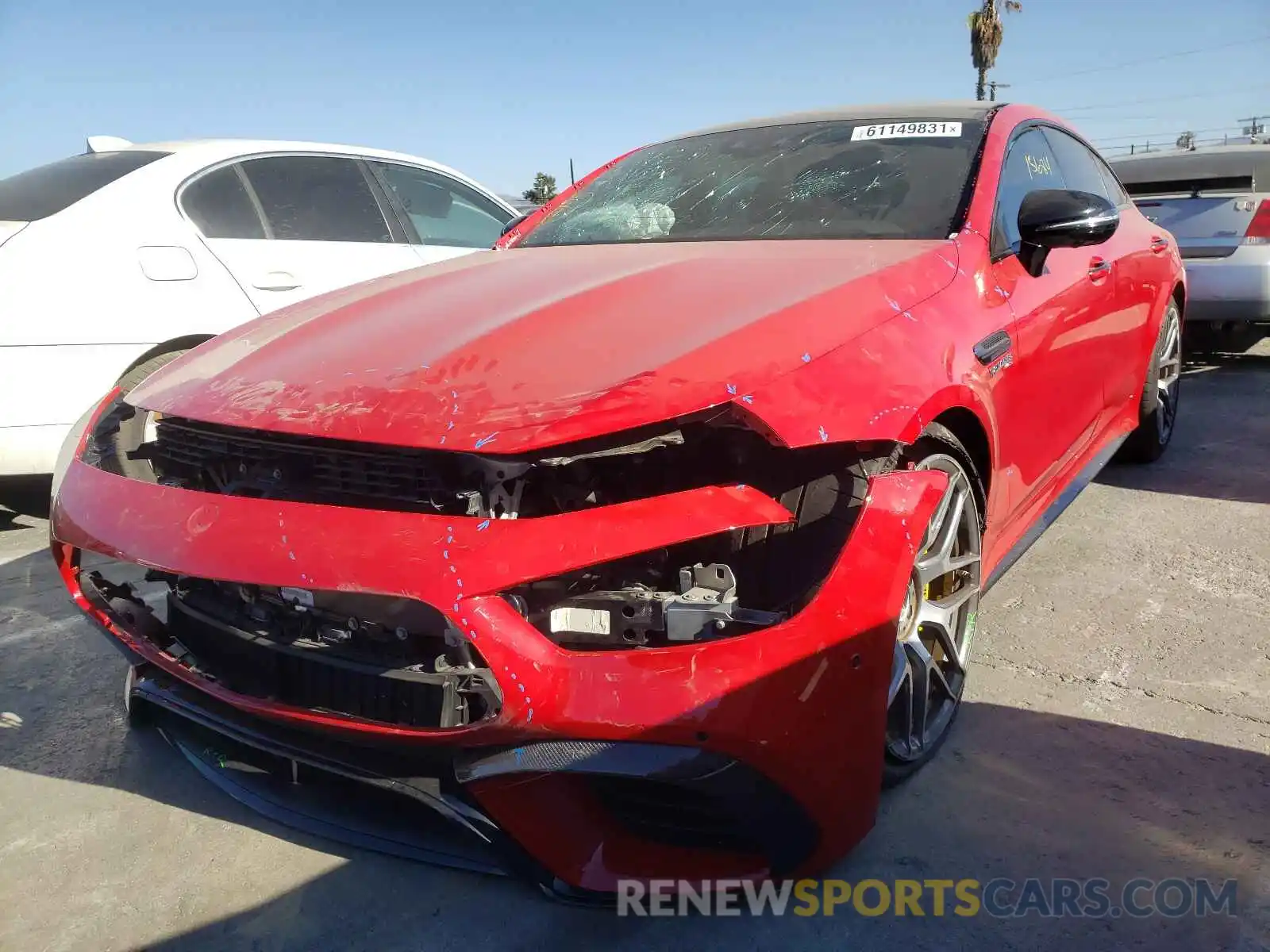 2 Photograph of a damaged car WDD7X8JB4KA001308 MERCEDES-BENZ GT-CLASS 2019