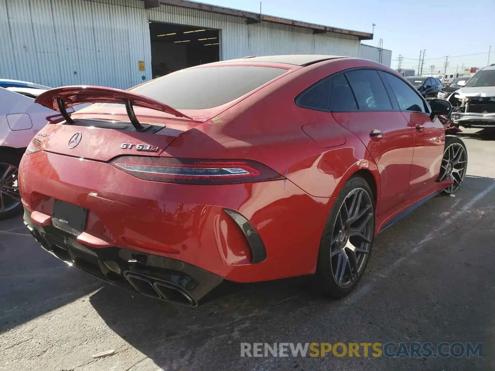 4 Photograph of a damaged car WDD7X8JB4KA001308 MERCEDES-BENZ GT-CLASS 2019