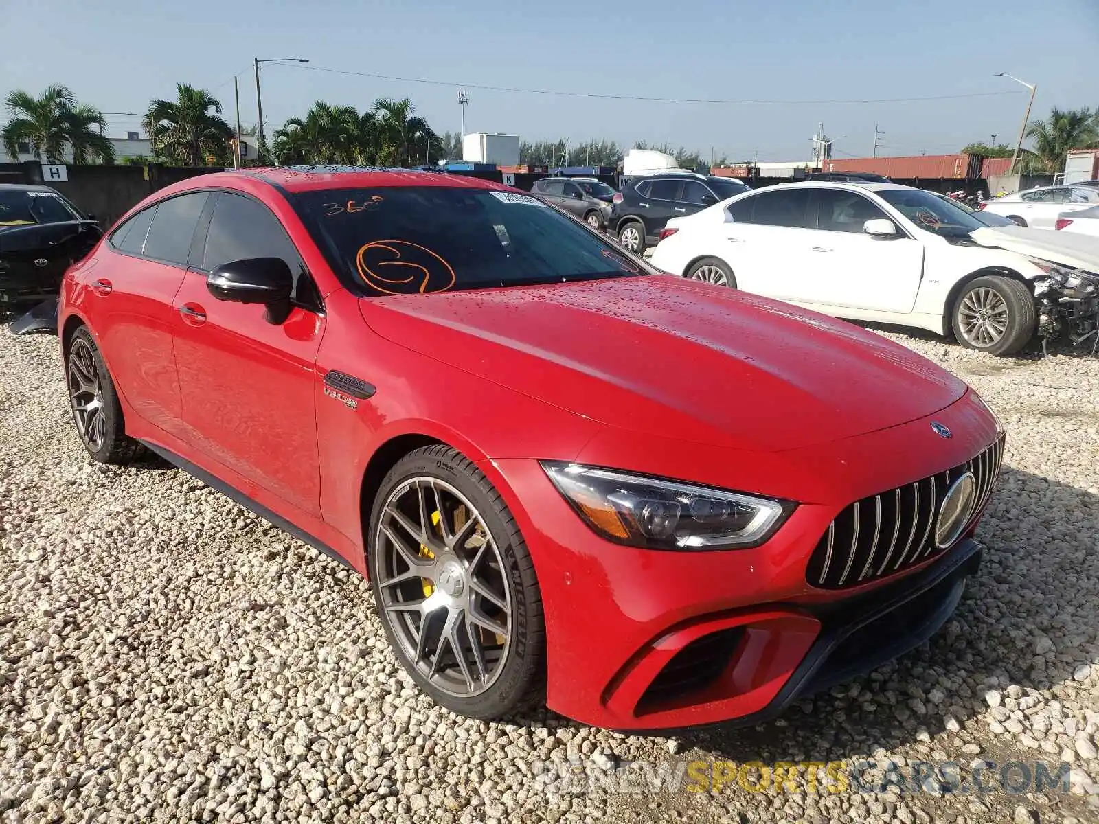 1 Photograph of a damaged car WDD7X8JB9KA001918 MERCEDES-BENZ GT-CLASS 2019