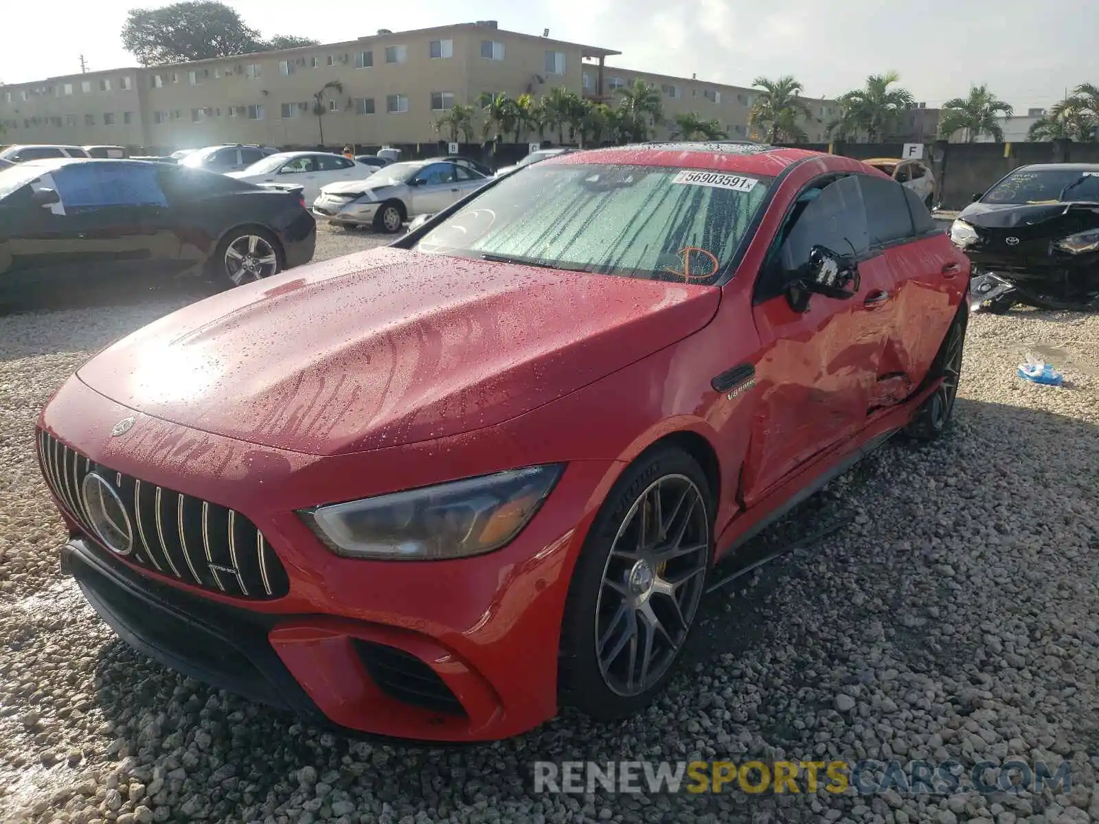 2 Photograph of a damaged car WDD7X8JB9KA001918 MERCEDES-BENZ GT-CLASS 2019