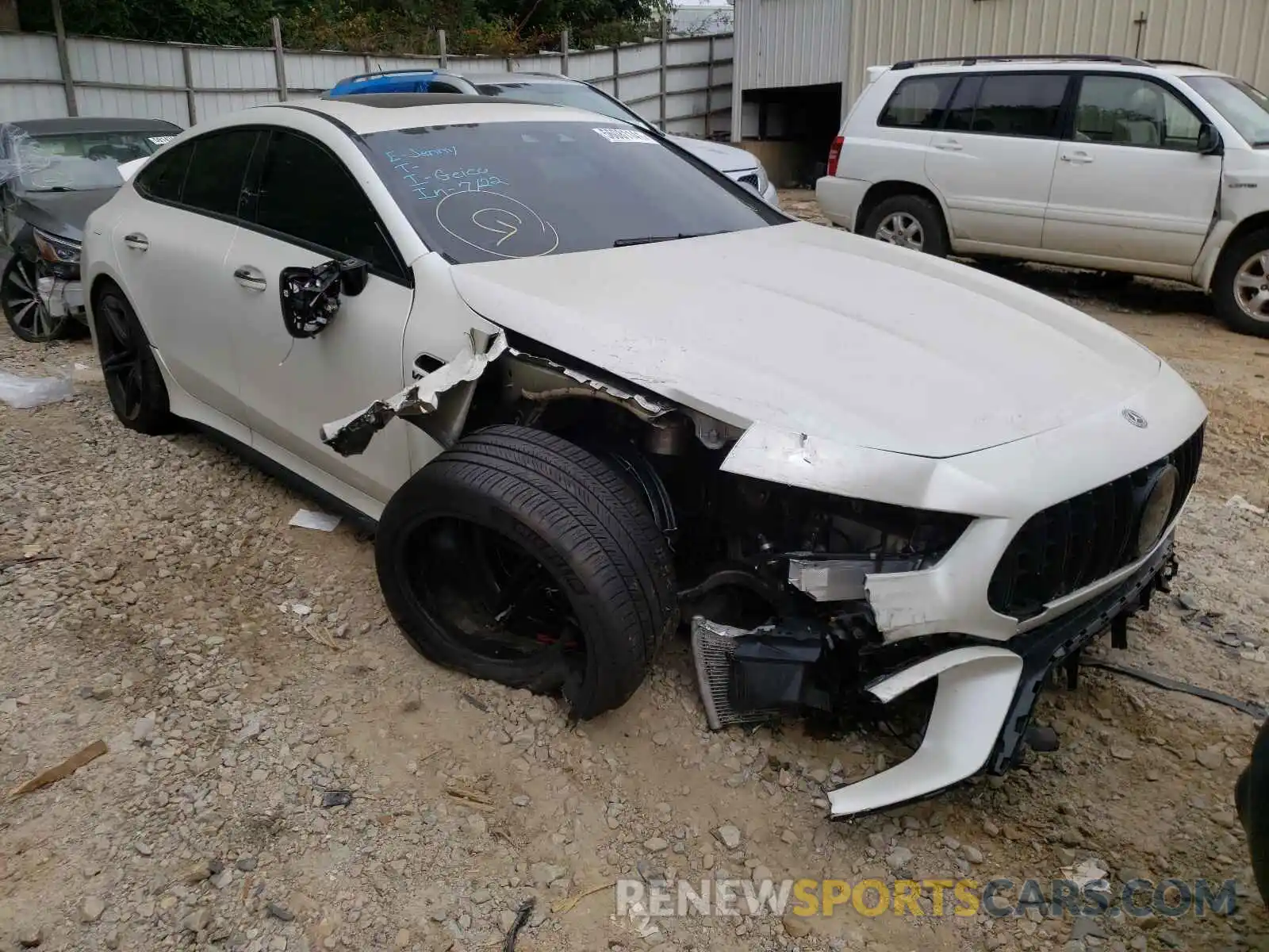 1 Photograph of a damaged car WDD7X8JBXKA001961 MERCEDES-BENZ GT-CLASS 2019