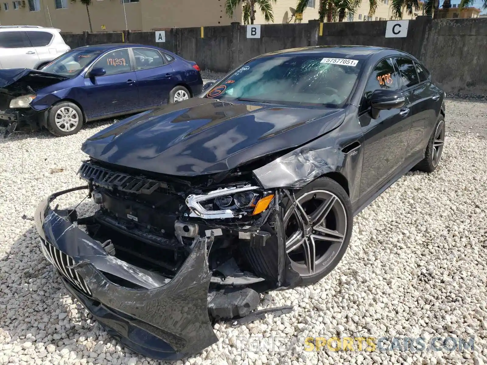 2 Photograph of a damaged car WDD7X6BB3LA013003 MERCEDES-BENZ GT-CLASS 2020