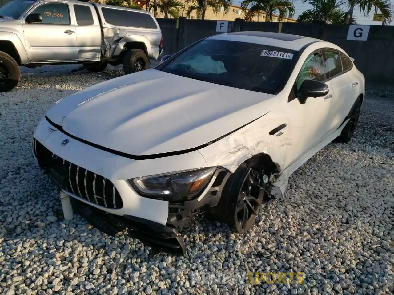 2 Photograph of a damaged car WDD7X6BB6LA013562 MERCEDES-BENZ GT-CLASS 2020