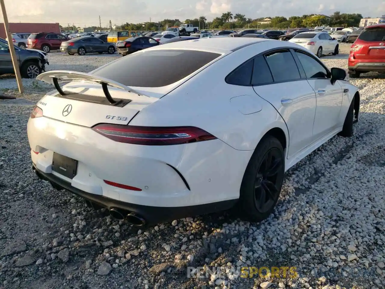 4 Photograph of a damaged car WDD7X6BB6LA013562 MERCEDES-BENZ GT-CLASS 2020