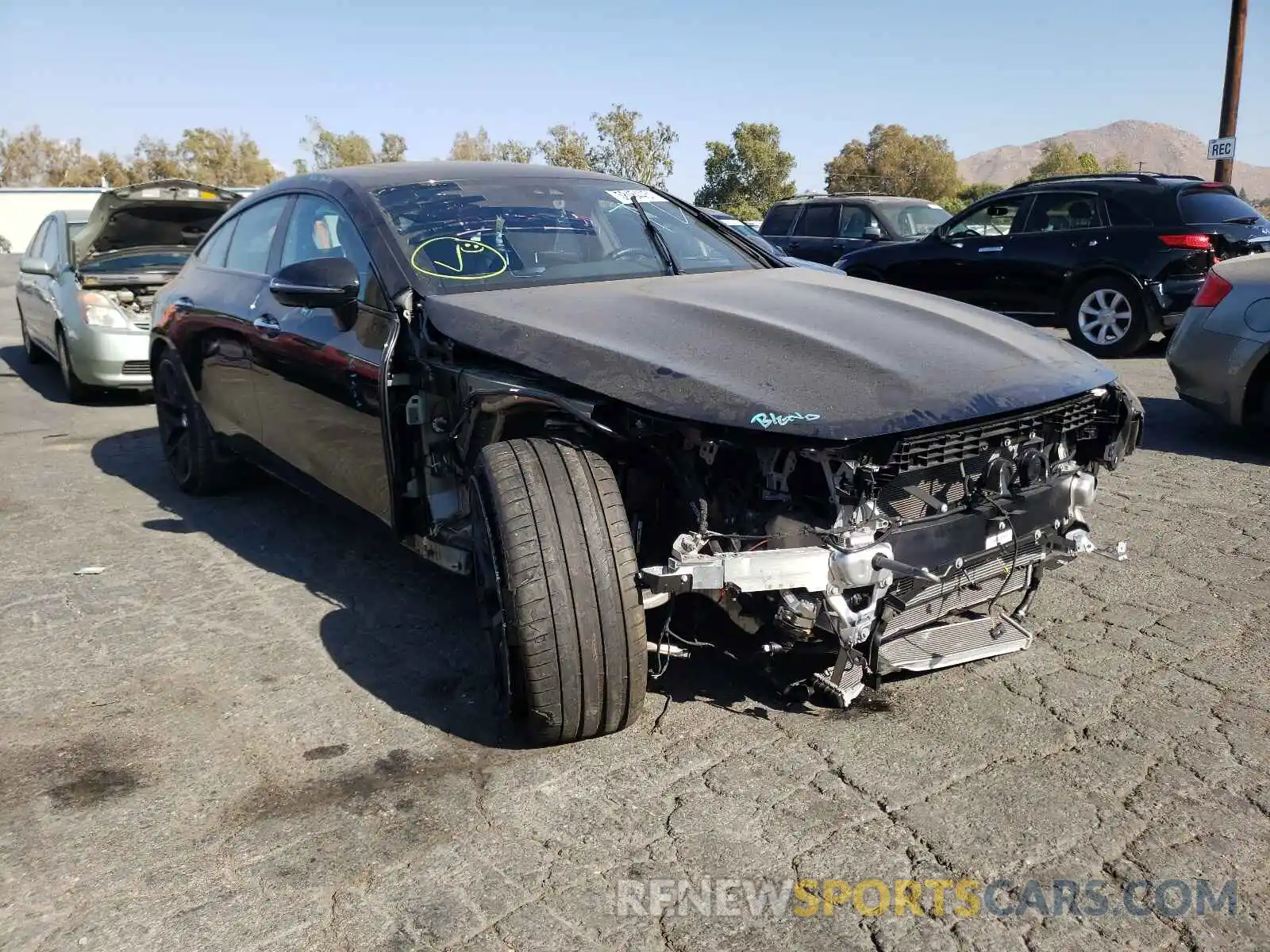 1 Photograph of a damaged car W1K7X5KB0MA039358 MERCEDES-BENZ GT-CLASS 2021