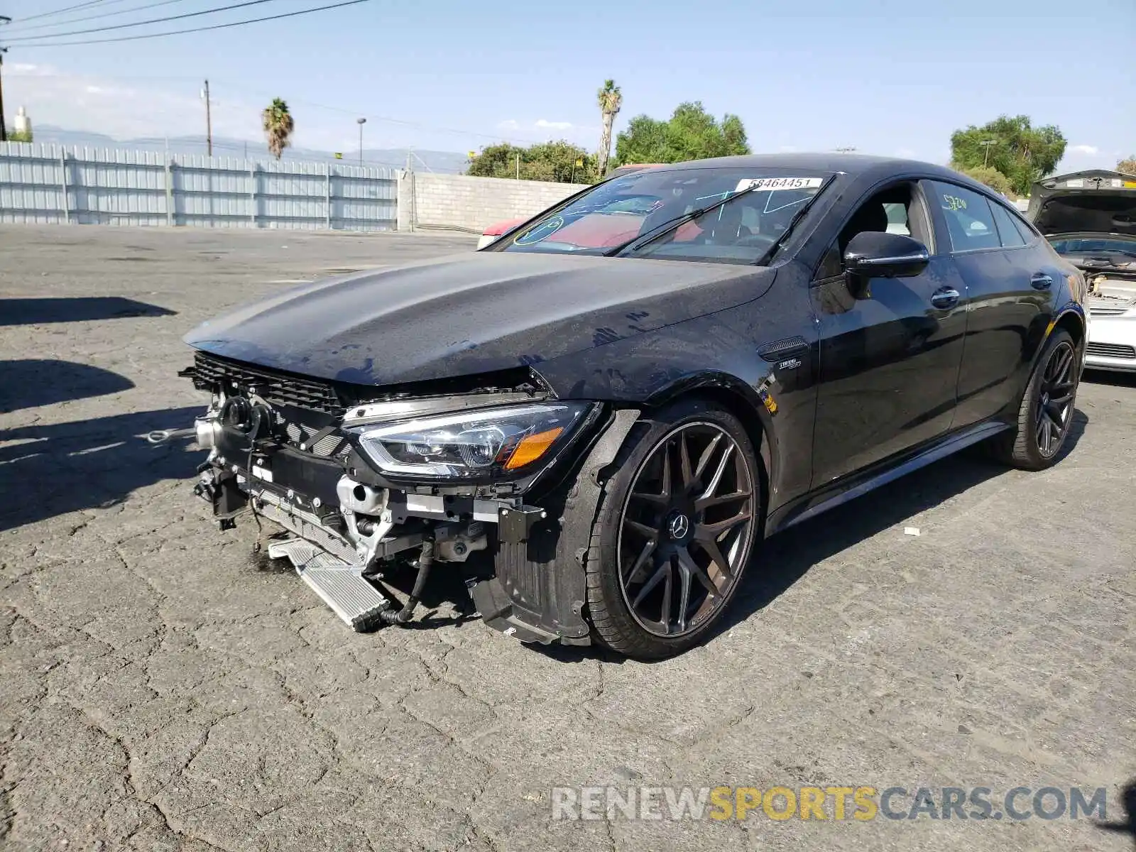 2 Photograph of a damaged car W1K7X5KB0MA039358 MERCEDES-BENZ GT-CLASS 2021