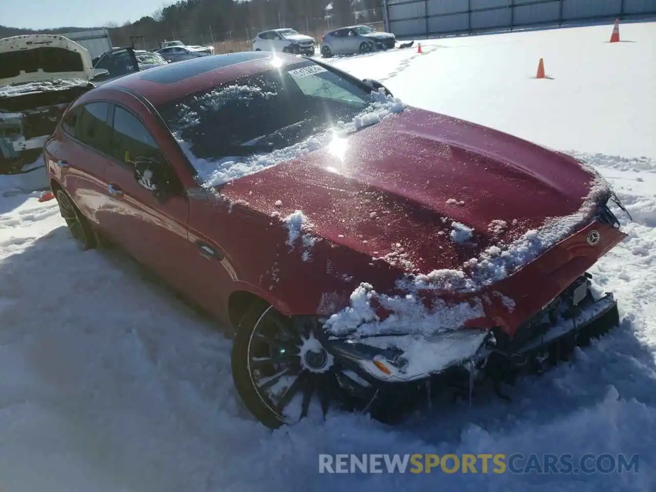 1 Photograph of a damaged car W1K7X5KB5MA036956 MERCEDES-BENZ GT-CLASS 2021