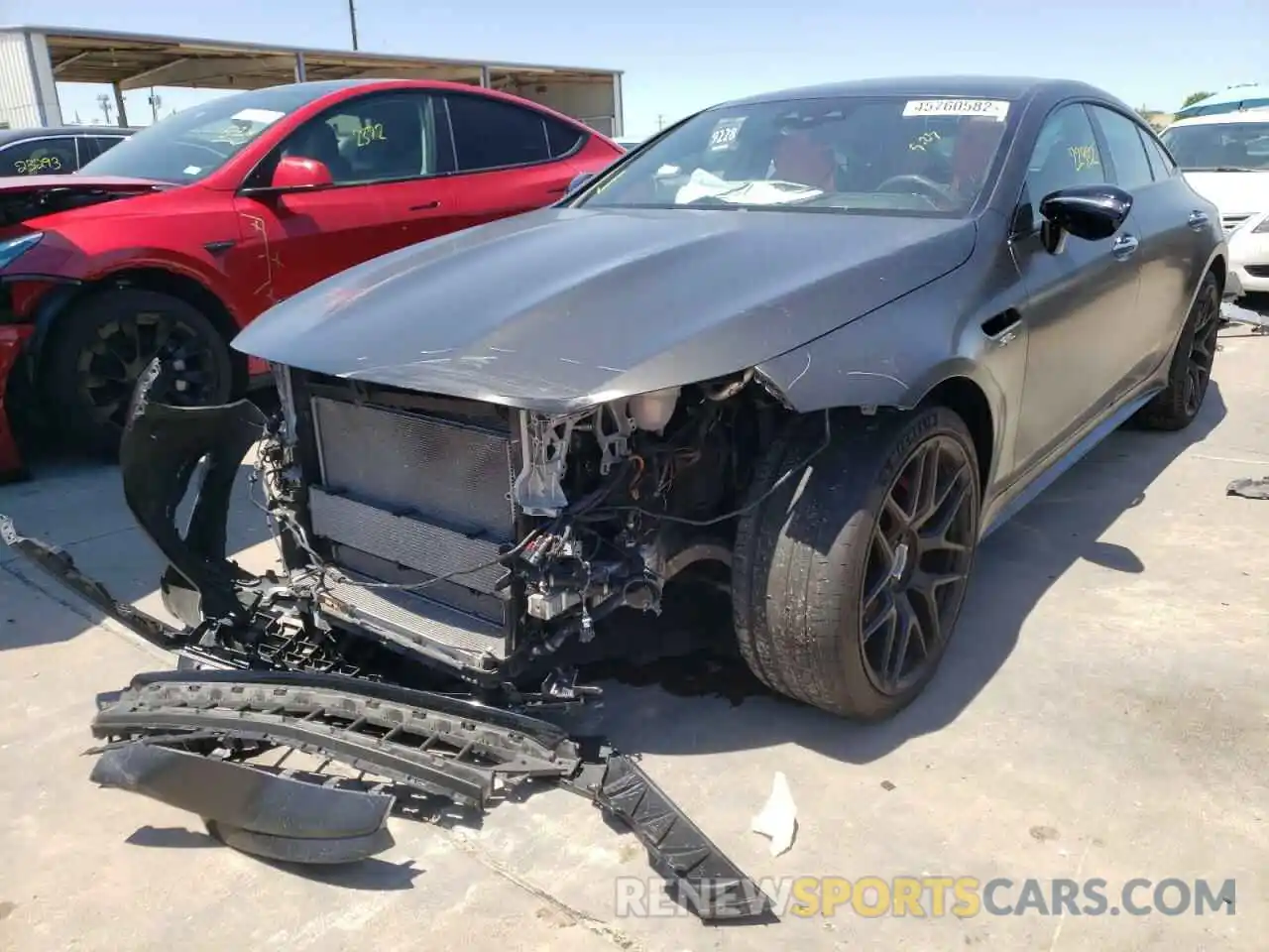 2 Photograph of a damaged car W1K7X5KB8MA037082 MERCEDES-BENZ GT-CLASS 2021