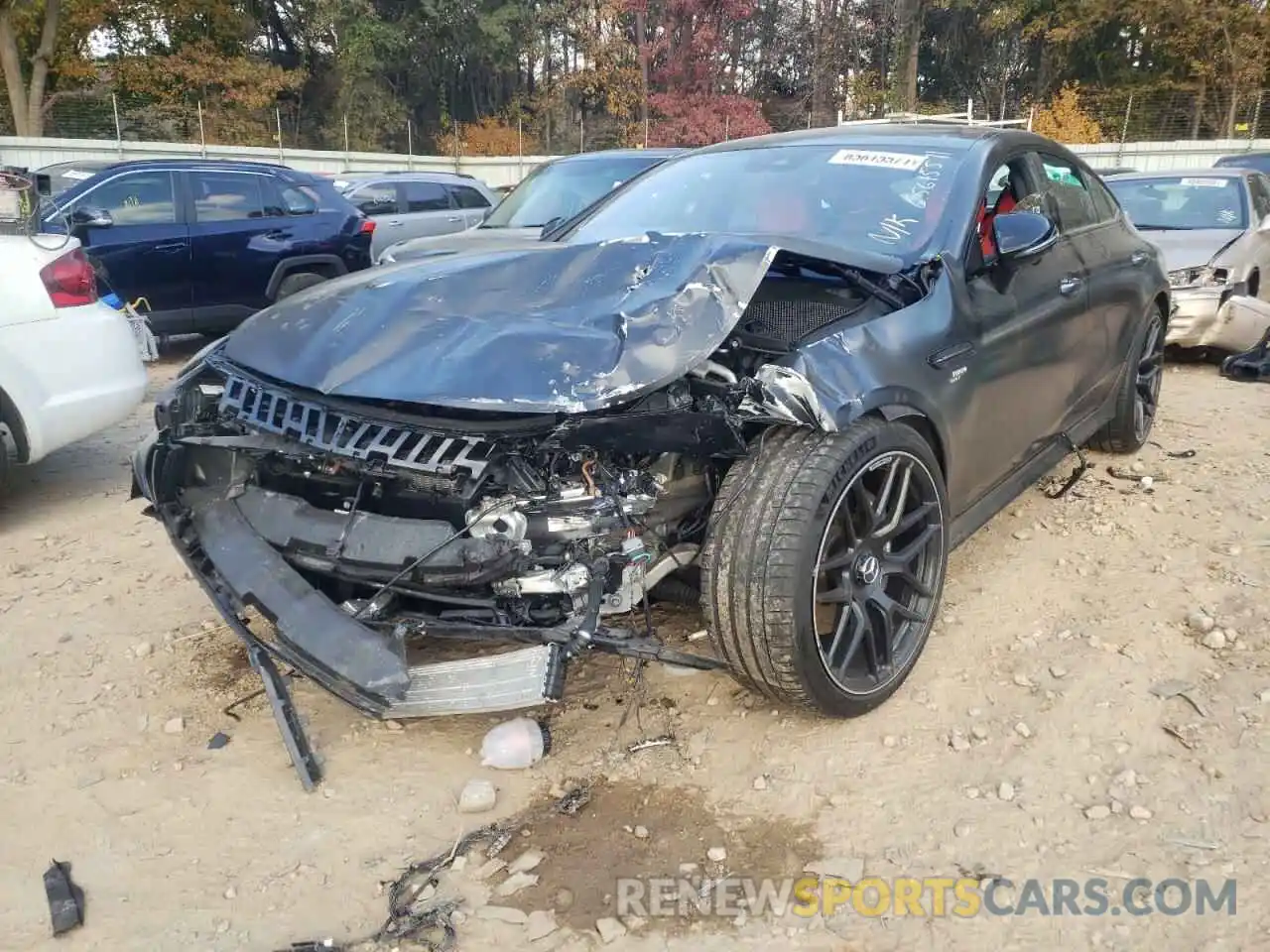 2 Photograph of a damaged car W1K7X5KB9MA037155 MERCEDES-BENZ GT-CLASS 2021