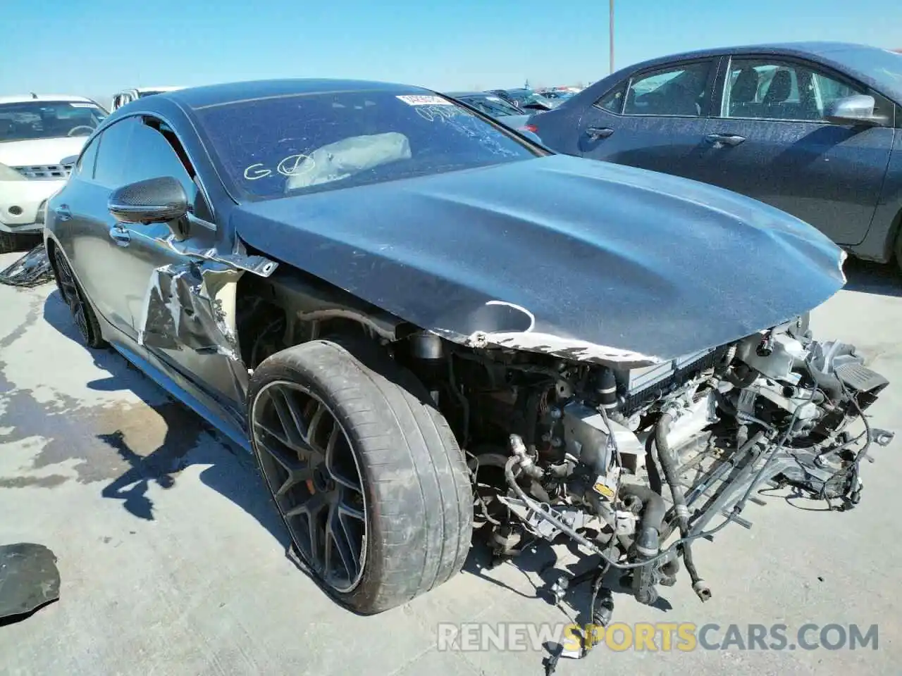 1 Photograph of a damaged car W1K7X8KB3MA038240 MERCEDES-BENZ GT-CLASS 2021