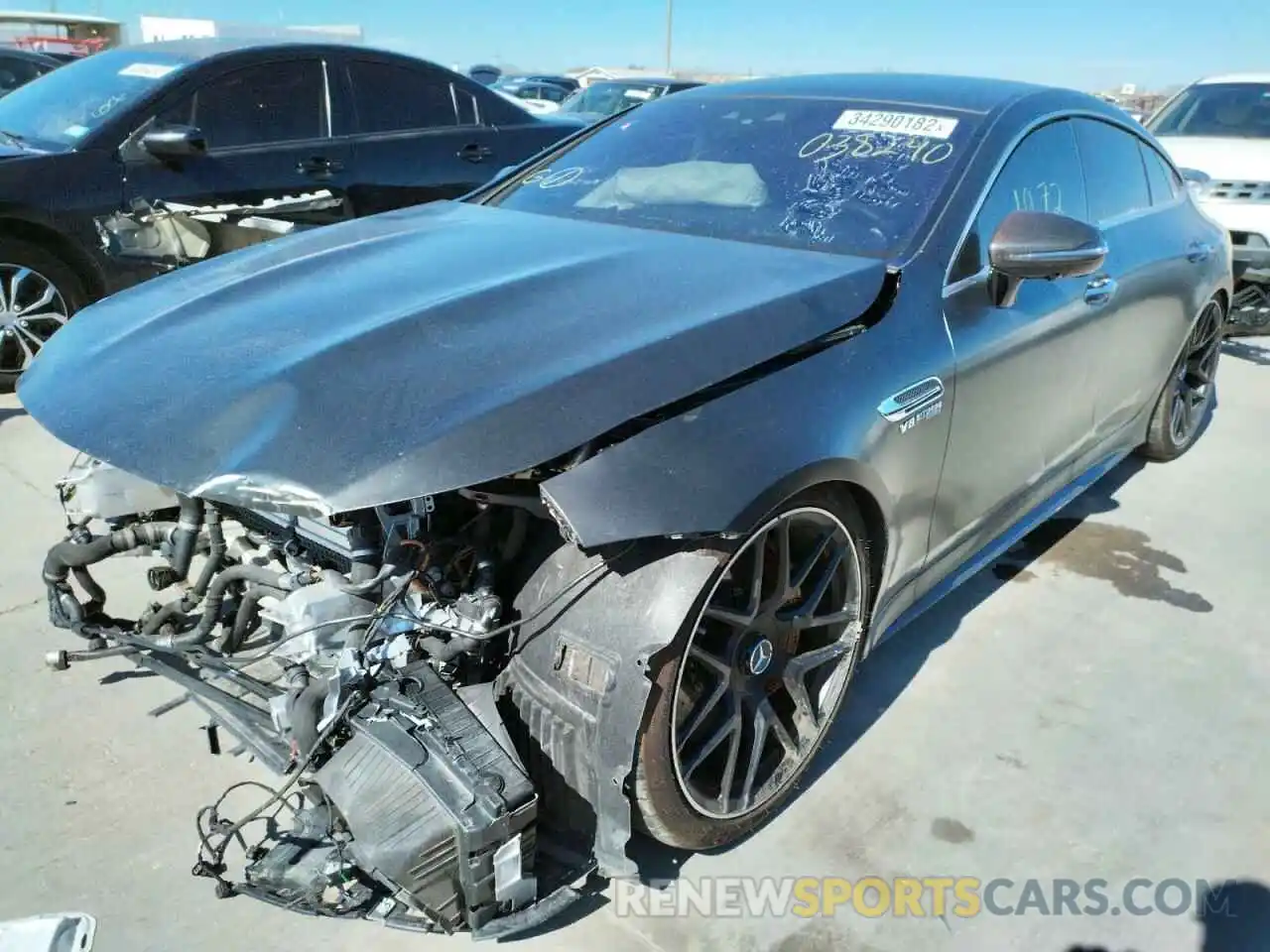 2 Photograph of a damaged car W1K7X8KB3MA038240 MERCEDES-BENZ GT-CLASS 2021