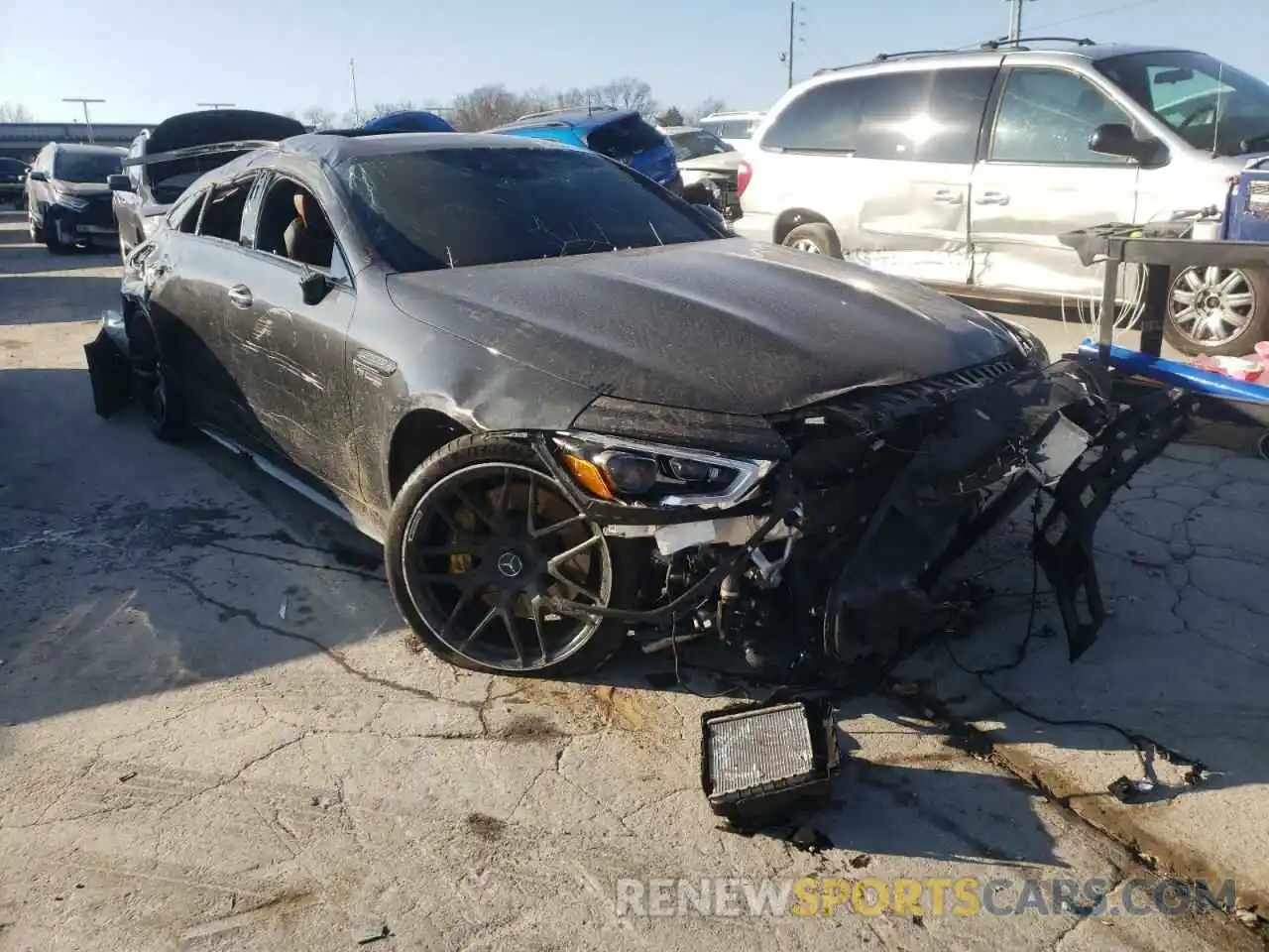 1 Photograph of a damaged car W1K7X8KB6MA036756 MERCEDES-BENZ GT-CLASS 2021