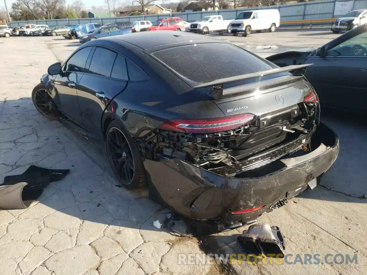 3 Photograph of a damaged car W1K7X8KB6MA036756 MERCEDES-BENZ GT-CLASS 2021