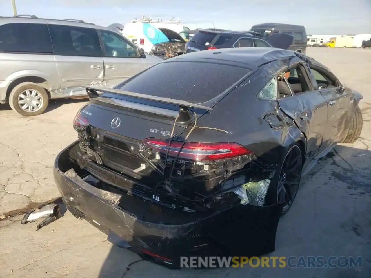 4 Photograph of a damaged car W1K7X8KB6MA036756 MERCEDES-BENZ GT-CLASS 2021