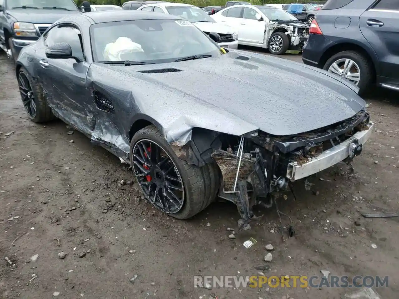 1 Photograph of a damaged car W1KYJ8AAXMA043336 MERCEDES-BENZ GT-CLASS 2021