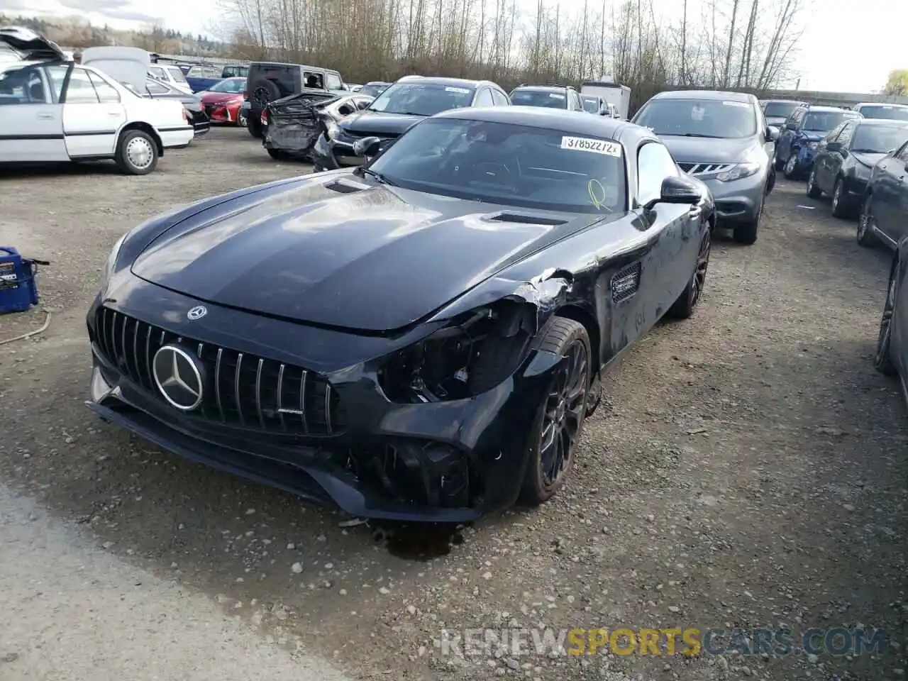 2 Photograph of a damaged car W1KYJ8CA4MA043295 MERCEDES-BENZ GT-CLASS 2021