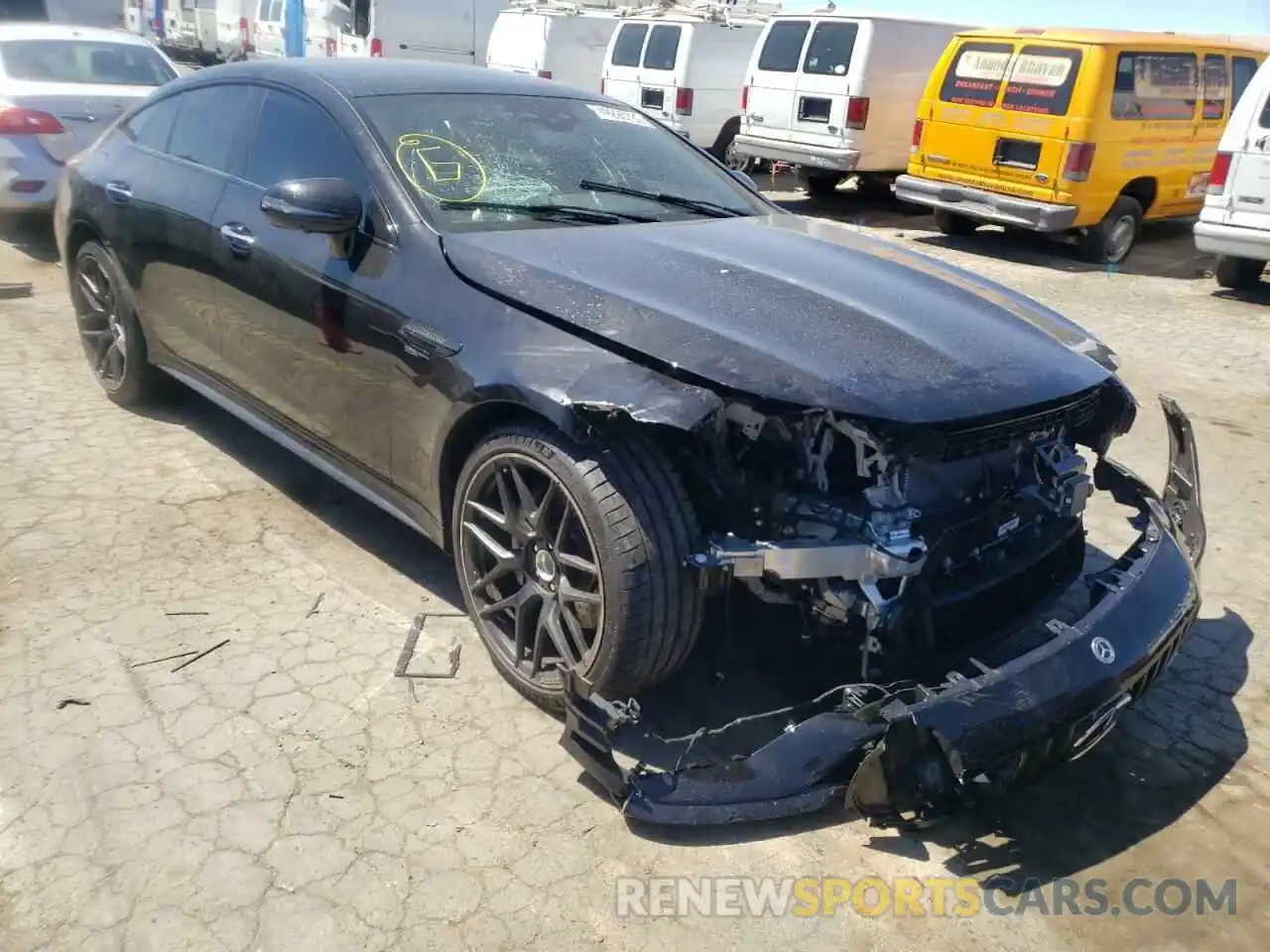 1 Photograph of a damaged car W1K7X5KB5NA047232 MERCEDES-BENZ GT-CLASS 2022