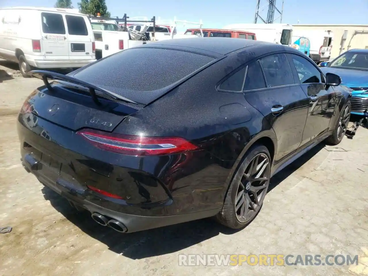 4 Photograph of a damaged car W1K7X5KB5NA047232 MERCEDES-BENZ GT-CLASS 2022