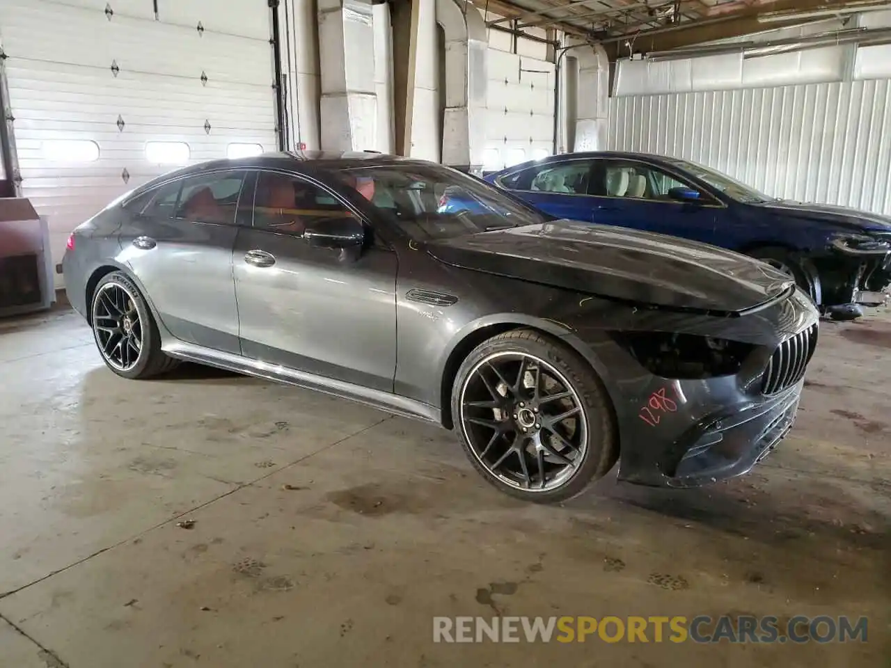 4 Photograph of a damaged car W1K7X6BB8NA045786 MERCEDES-BENZ GT-CLASS 2022