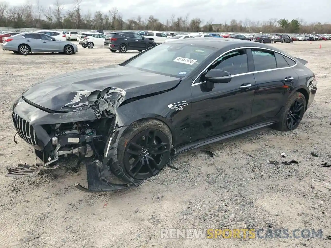 1 Photograph of a damaged car W1K7X5KB2PA059907 MERCEDES-BENZ GT-CLASS 2023