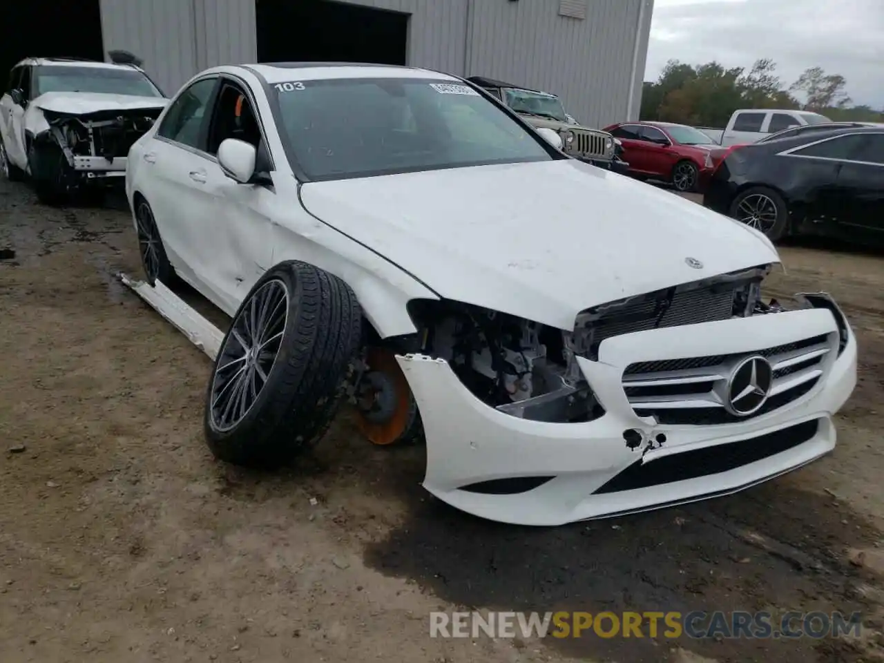 1 Photograph of a damaged car W1KWF8DB1MR631043 MERCEDES-BENZ M-CLASS 2021