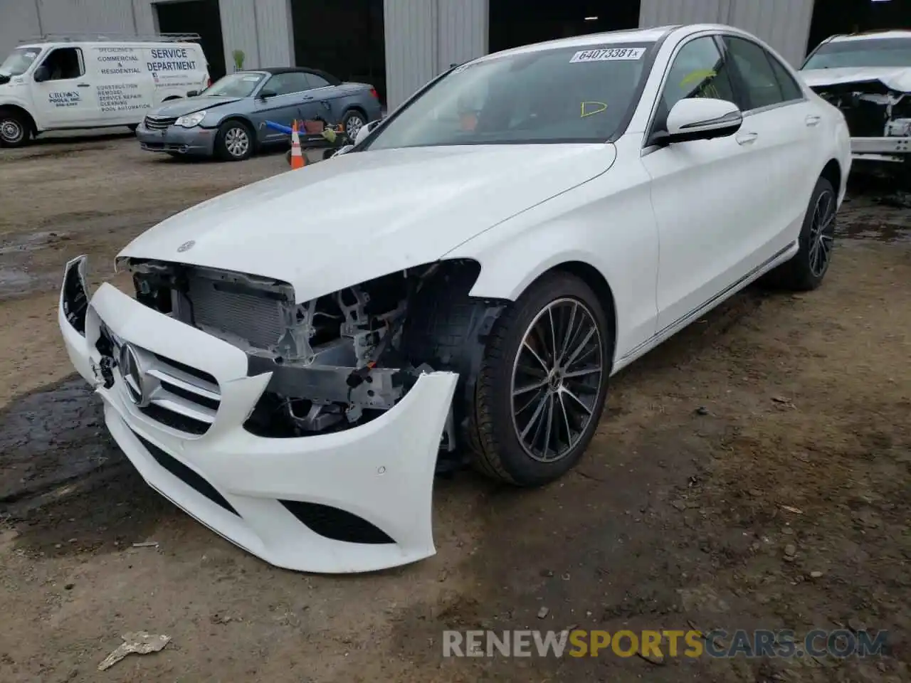 2 Photograph of a damaged car W1KWF8DB1MR631043 MERCEDES-BENZ M-CLASS 2021