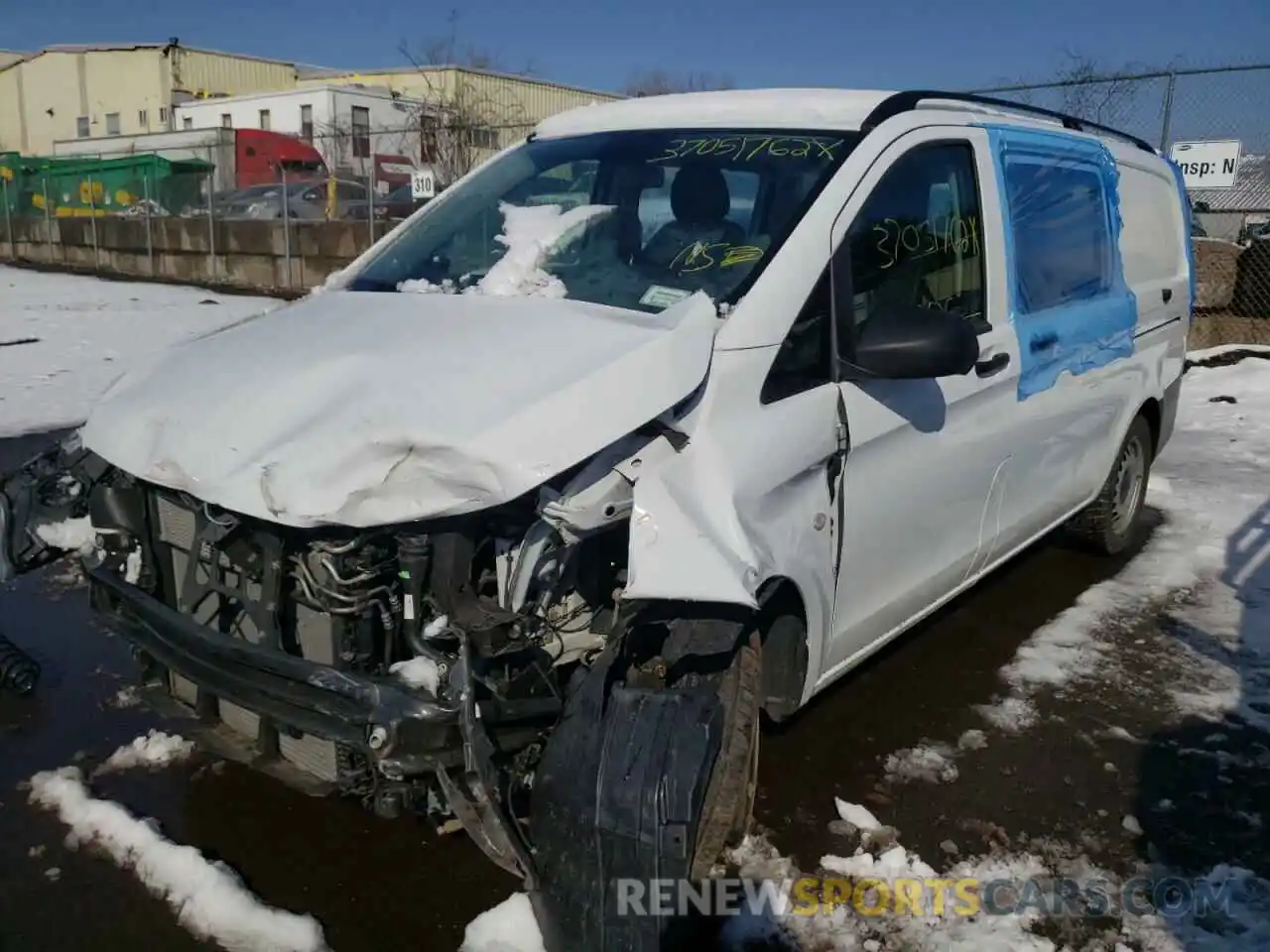 2 Фотография поврежденного автомобиля WD3PG2EA3K3571498 MERCEDES-BENZ METRIS 2019