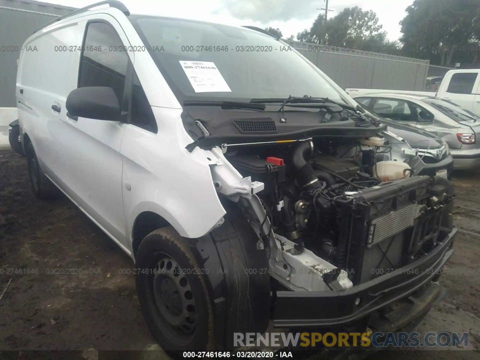 1 Photograph of a damaged car WD3PG2EA4K3568836 MERCEDES-BENZ METRIS 2019