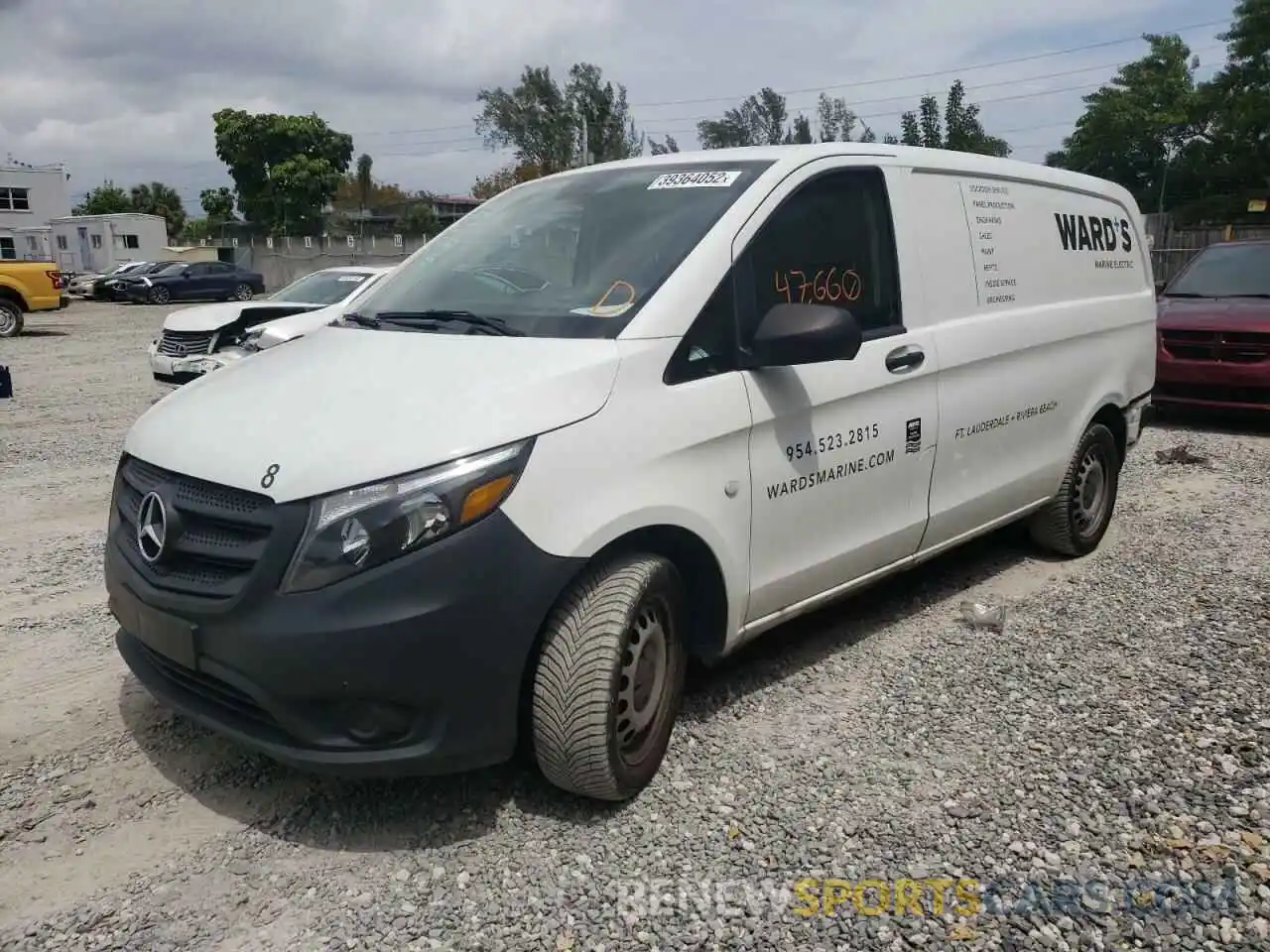 2 Фотография поврежденного автомобиля WD3PG2EA5K3521301 MERCEDES-BENZ METRIS 2019