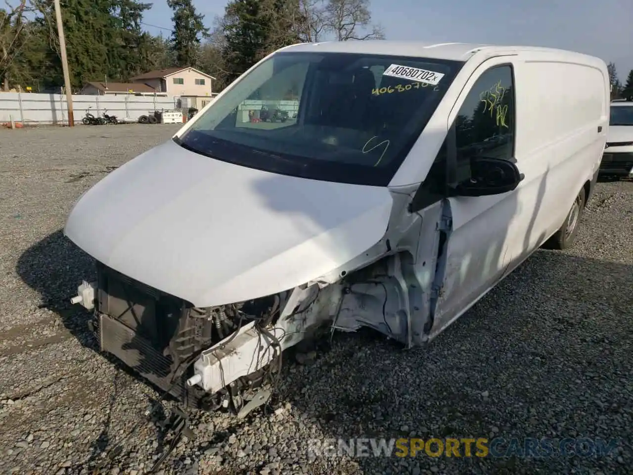 2 Photograph of a damaged car WD3PG3EA1K3545133 MERCEDES-BENZ METRIS 2019