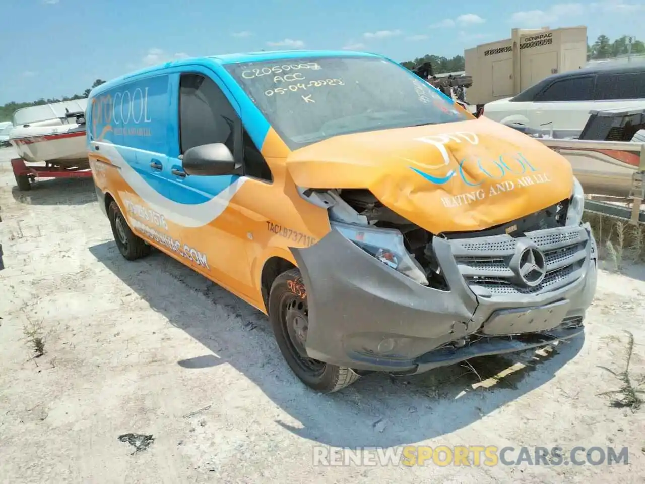 1 Photograph of a damaged car WD3PG3EA2K3523710 MERCEDES-BENZ METRIS 2019