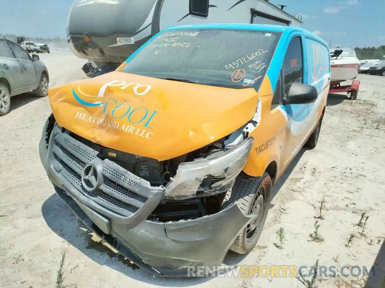 2 Photograph of a damaged car WD3PG3EA2K3523710 MERCEDES-BENZ METRIS 2019