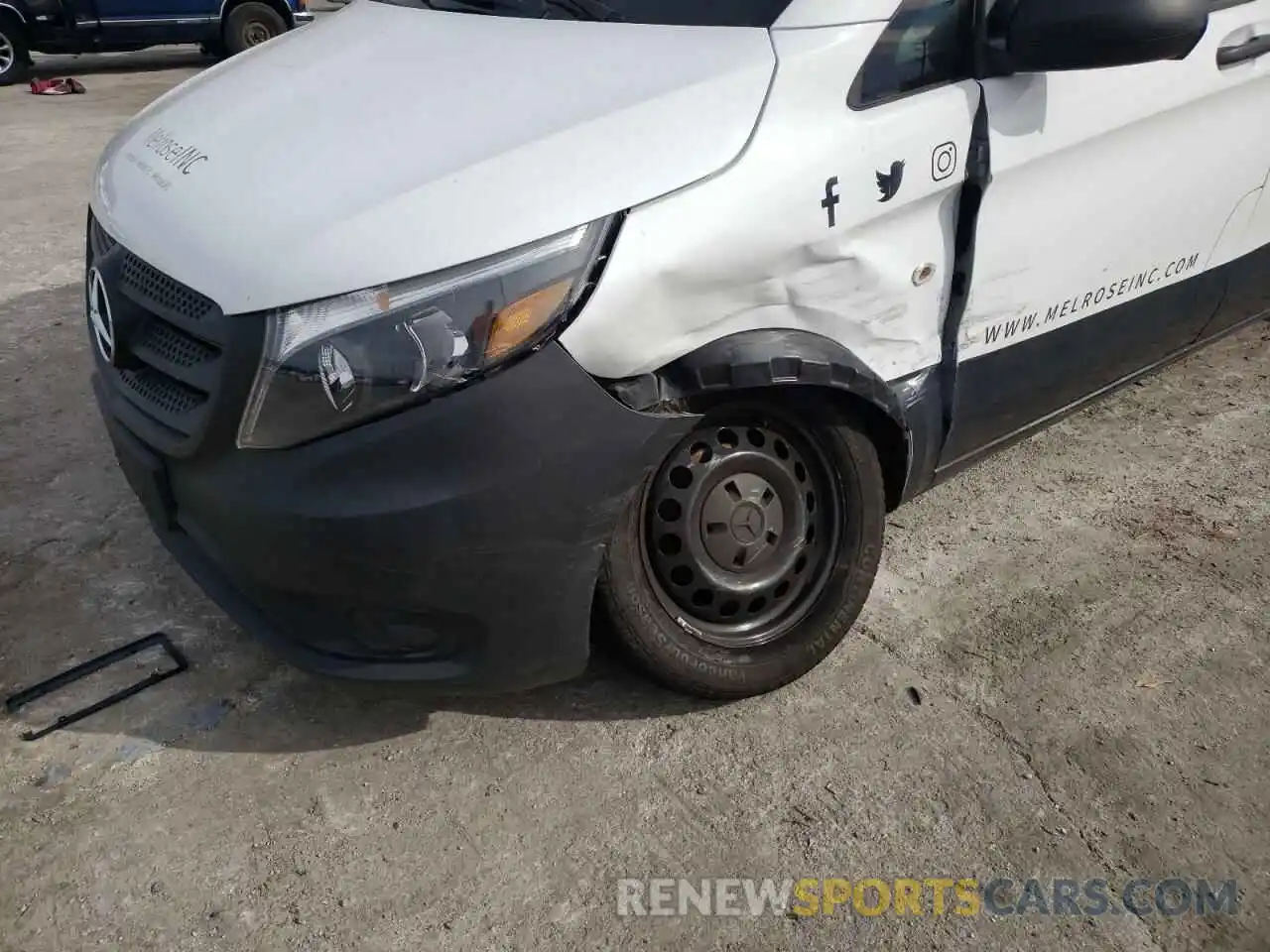 9 Photograph of a damaged car WD3PG3EA9K3604509 MERCEDES-BENZ METRIS 2019