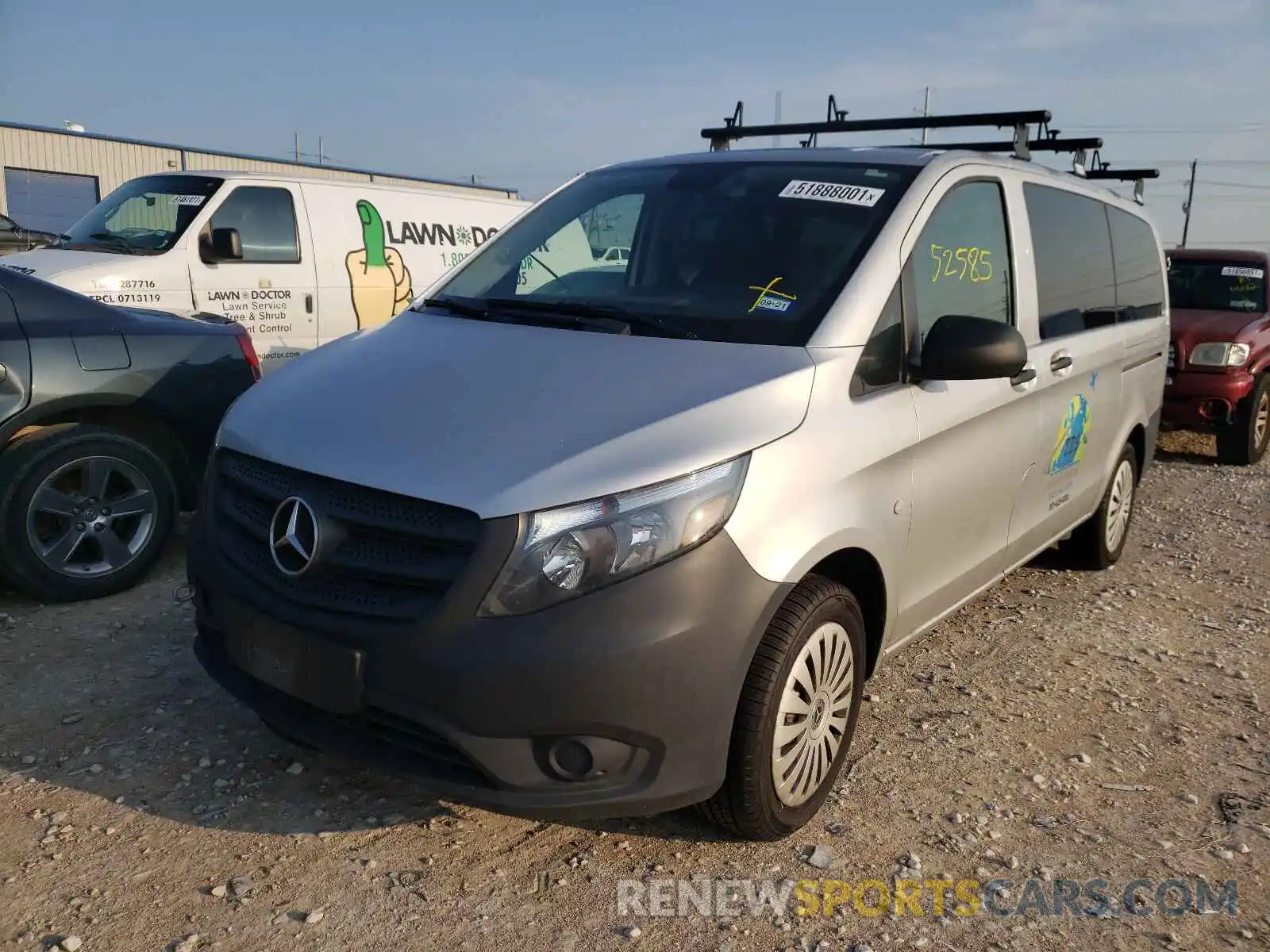 2 Фотография поврежденного автомобиля WD4PG2EE3K3577364 MERCEDES-BENZ METRIS 2019