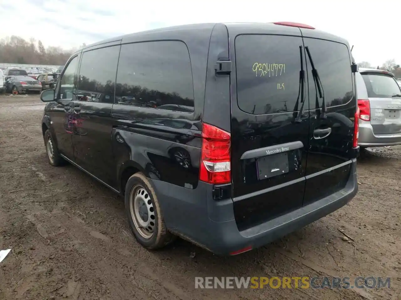 3 Фотография поврежденного автомобиля WD4PG2EE3K3595007 MERCEDES-BENZ METRIS 2019