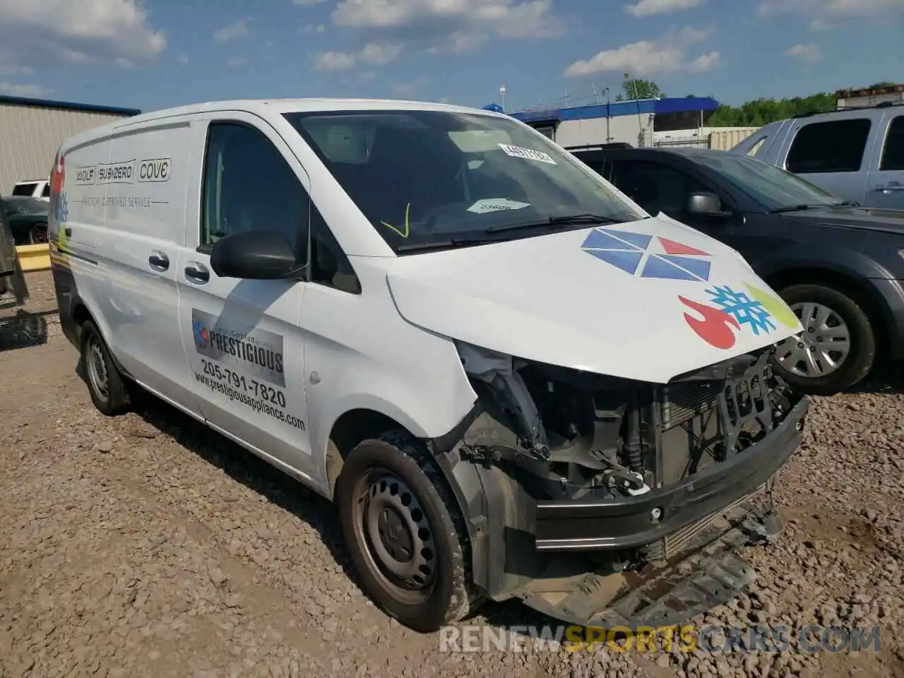 1 Photograph of a damaged car WD3PG2EA5L3659356 MERCEDES-BENZ METRIS 2020