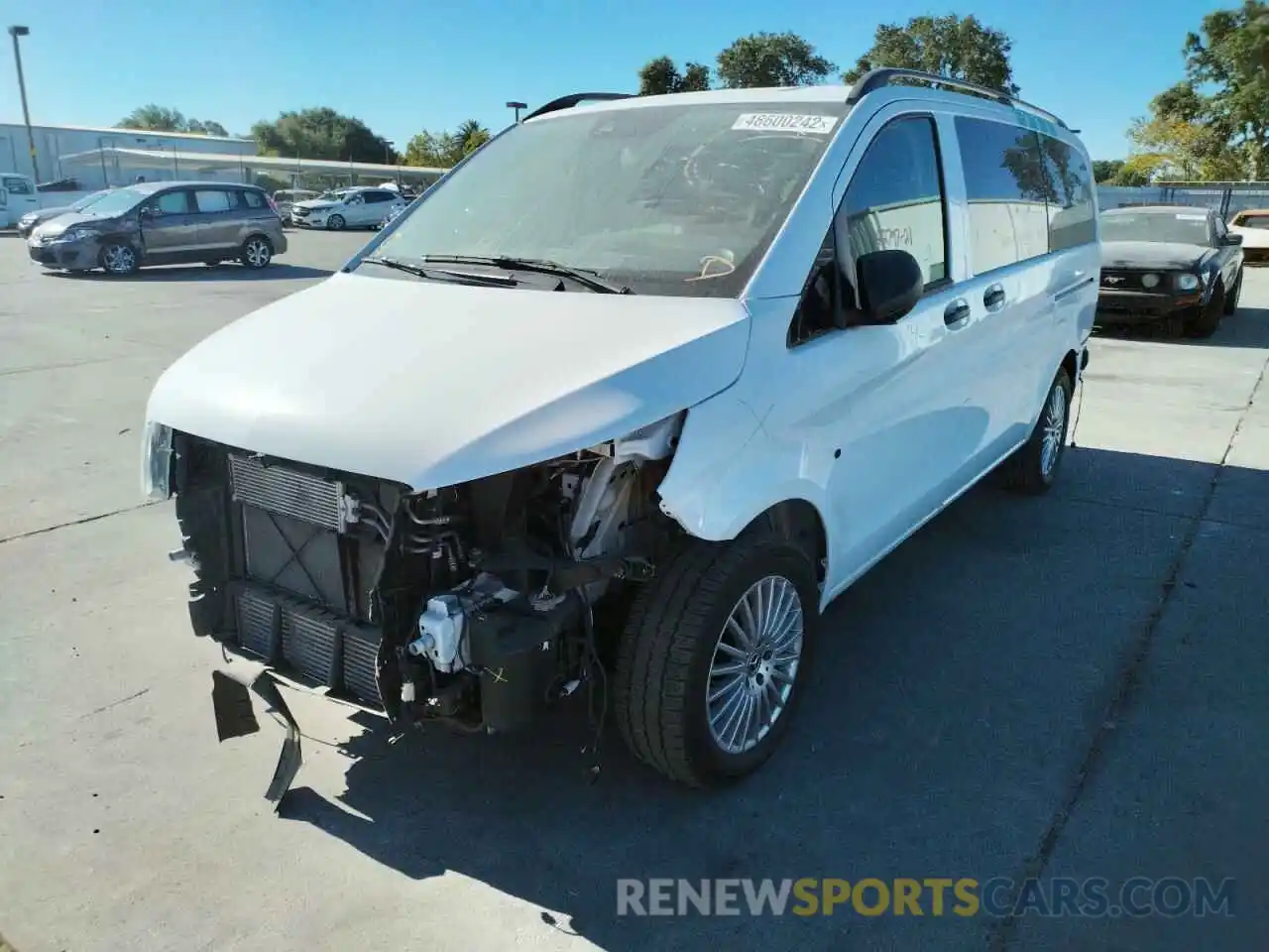 2 Photograph of a damaged car W1WV0FEY4M3851749 MERCEDES-BENZ METRIS 2021