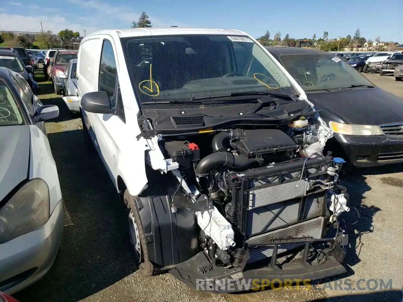 1 Photograph of a damaged car W1YV0BEY3M3863584 MERCEDES-BENZ METRIS 2021