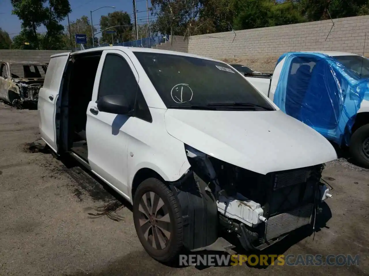 1 Photograph of a damaged car W1YV0BEY5M3831056 MERCEDES-BENZ METRIS 2021